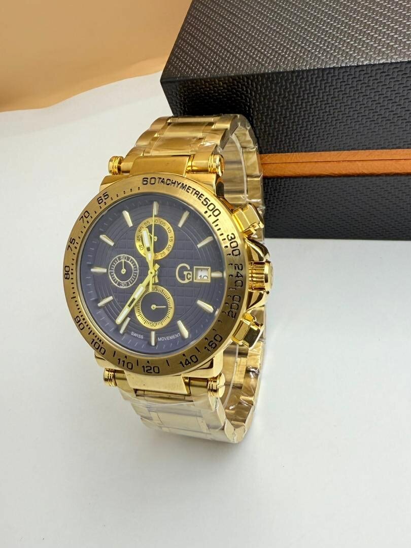 Montre Gc Dorée Hommes