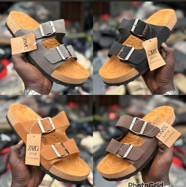 Sandales en cuir confortables