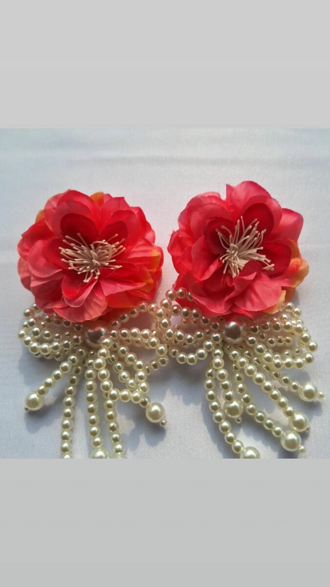 Pearl Petal Earrings