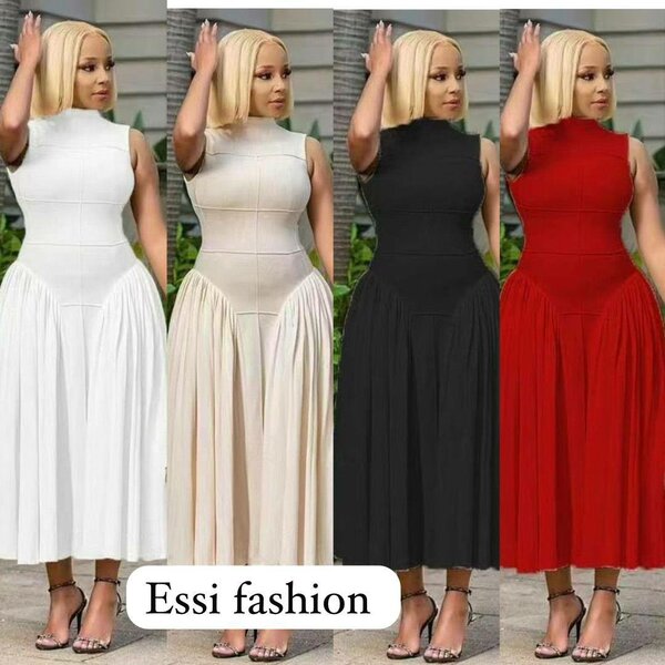 Robe Midi Élégante Femme