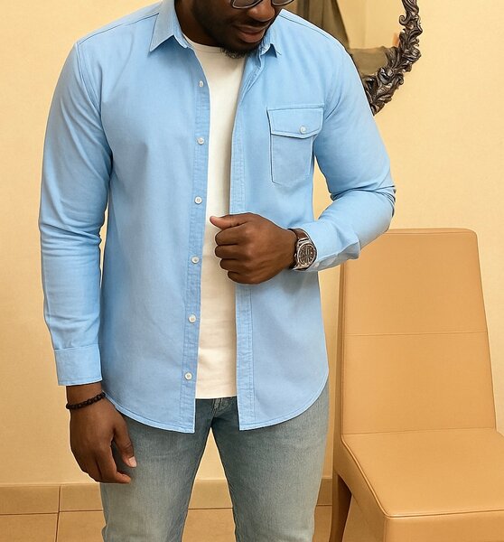 Chemise homme manches longues élégante