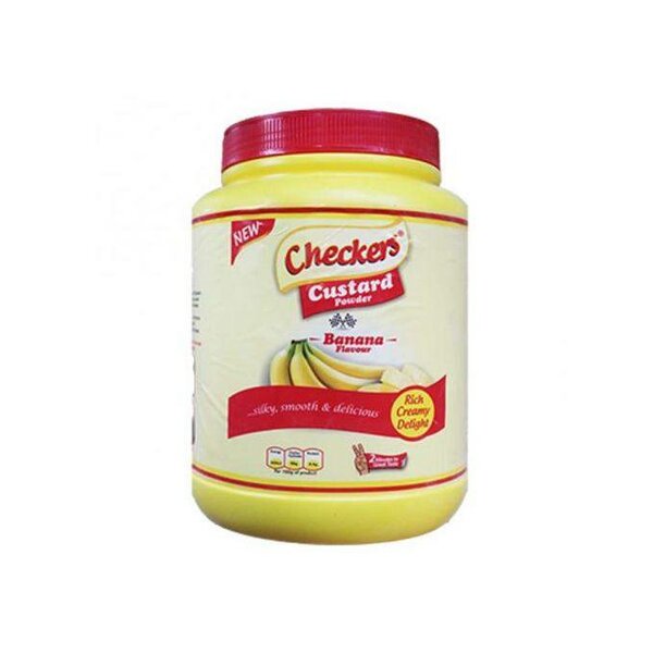 checkers flavoured and milk custard
