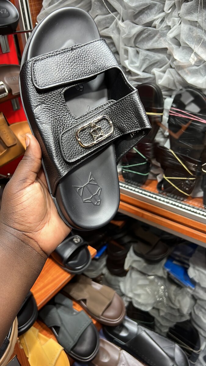 Mules en cuir luxueux homme