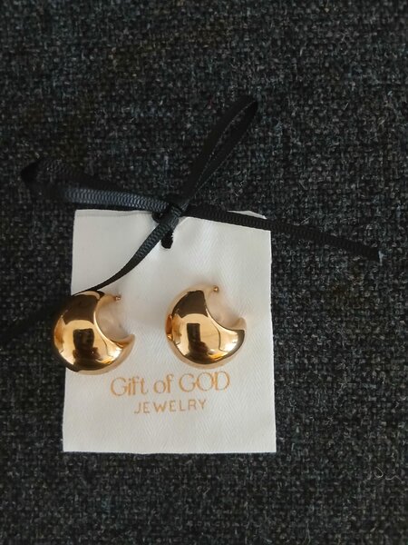 Boucles d'oreilles dorées élégantes