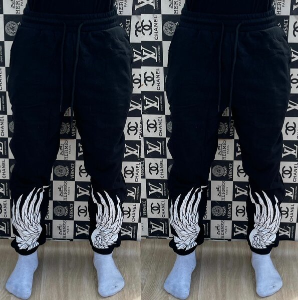 Pantalon de jogging aile noir