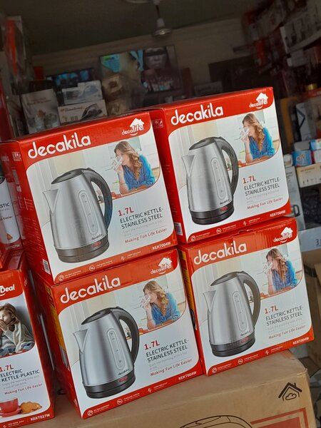 Decakila durable electric kettle (stainless)