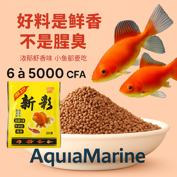 Granulés 6 à 5000fcfa pour koï