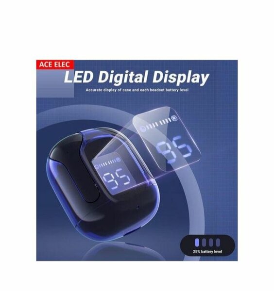 Écouteurs Bluetooth avec Écran LED