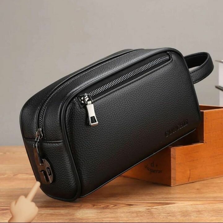 Pochette ceinture en cuir élégante