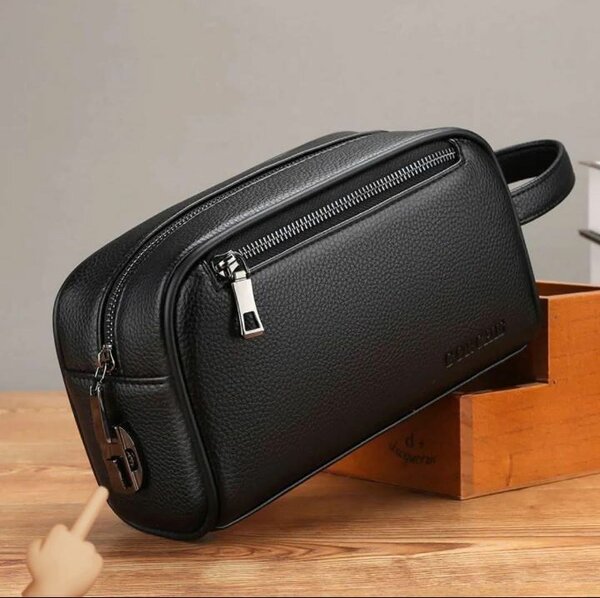 Pochette ceinture en cuir élégante