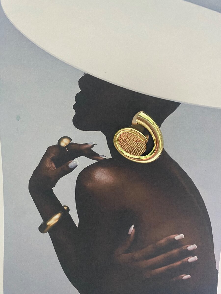 Boucle d'oreilles en acier