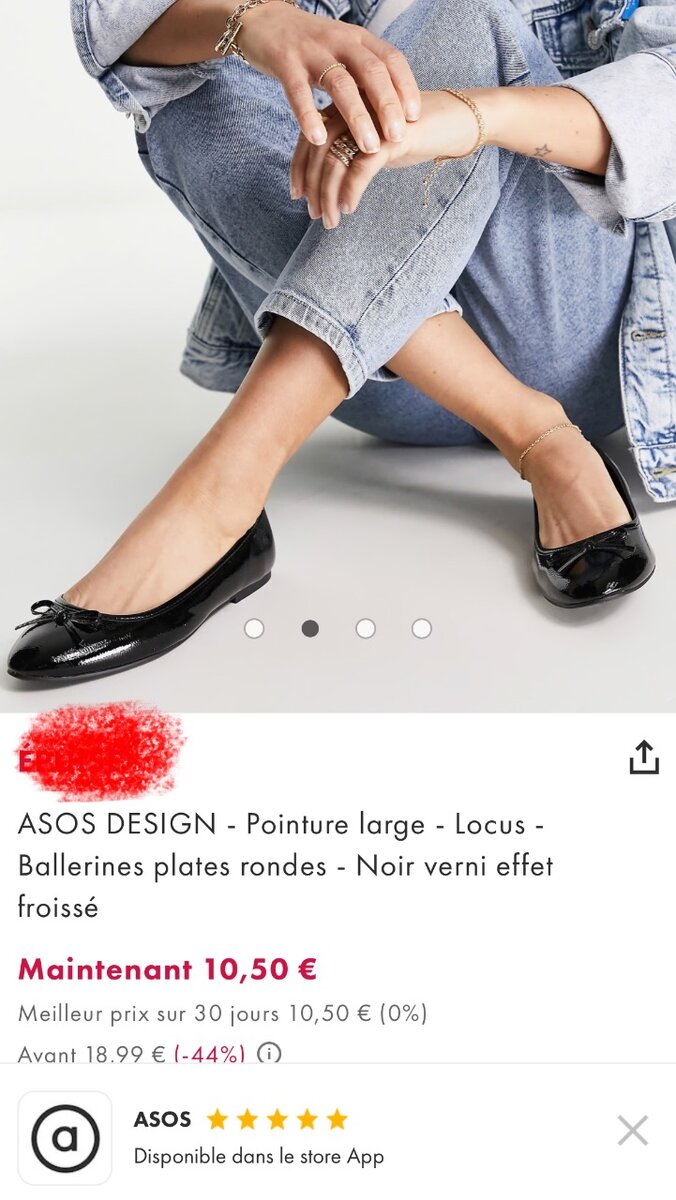 Ballerines élégantes noires