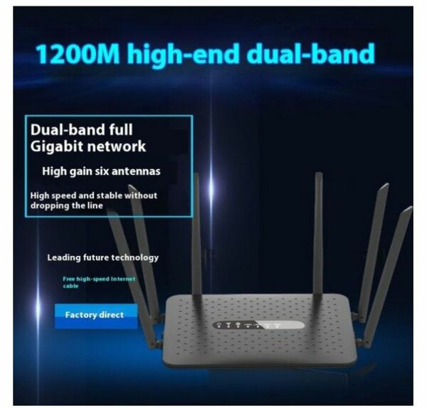 FAST ETHERNET WIRELESS ROUTER-1200M HIGH SPEED DUAL 5G WIFI