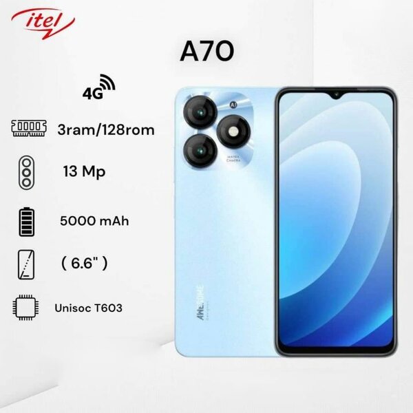 Itel A70 - 128Go - 4Go Ram