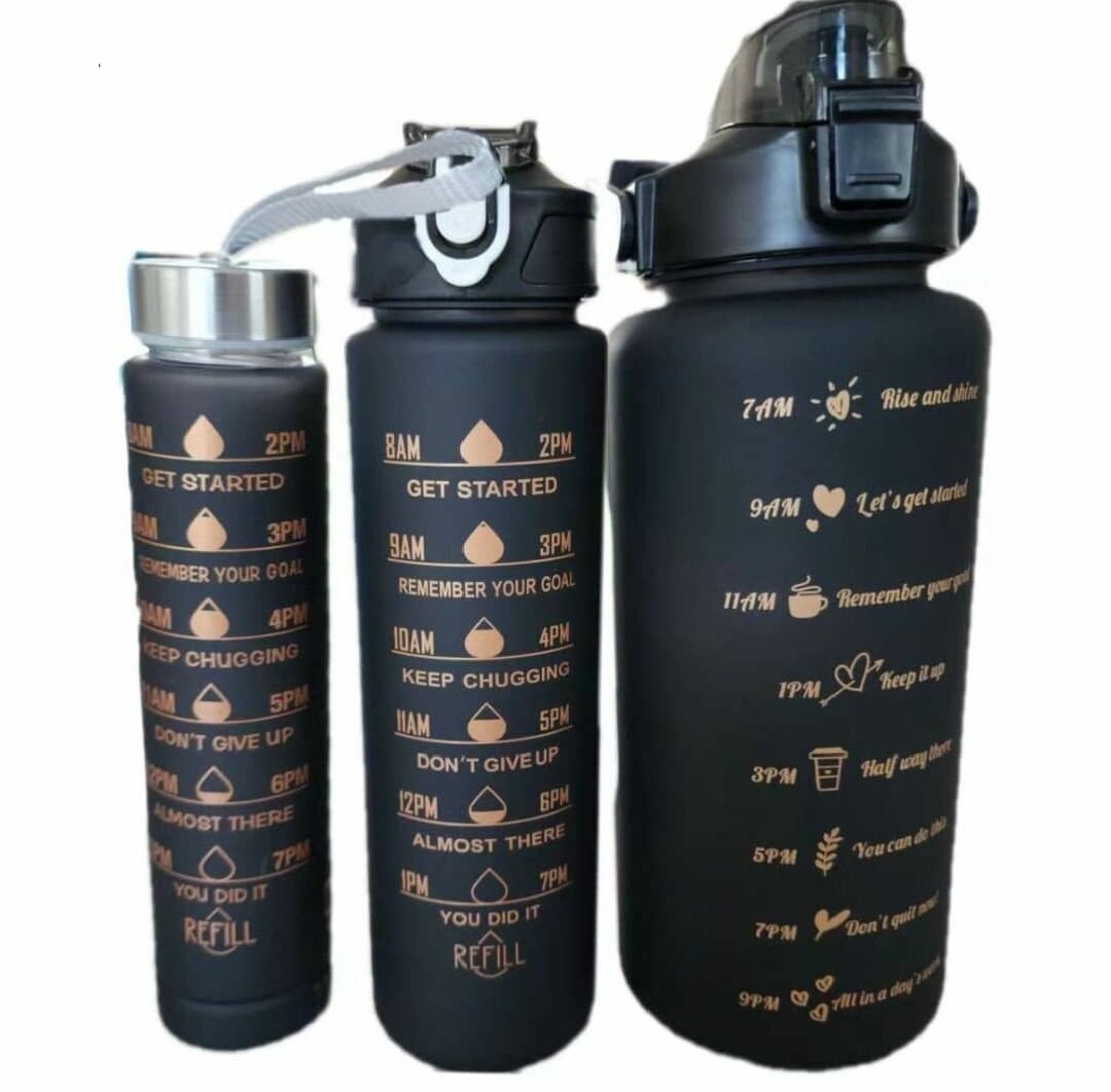 Bouteille d'eau motivante
