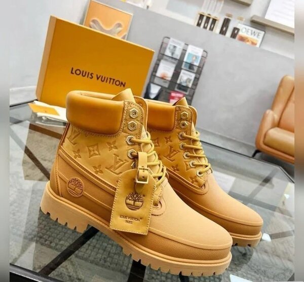 Chaussures bottes en cuir Timberland