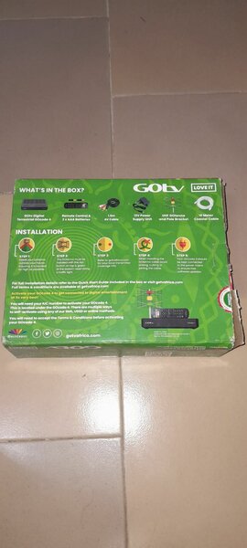 Go TV decorder complete with everything