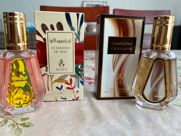 Parfums Ayat Jasmin et Choco