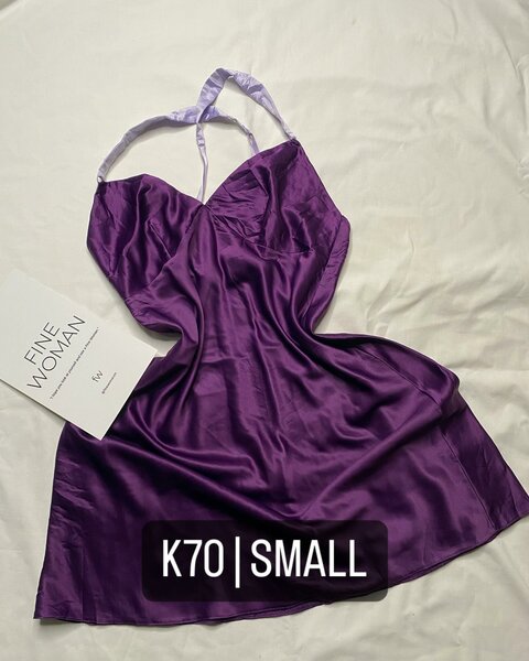 Beautiful Women's Pajama Dress purple