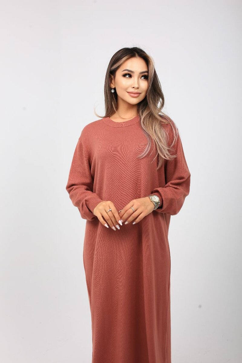 Трикотажное платье