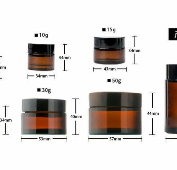 Glass cosmetic bottles,jar,etc