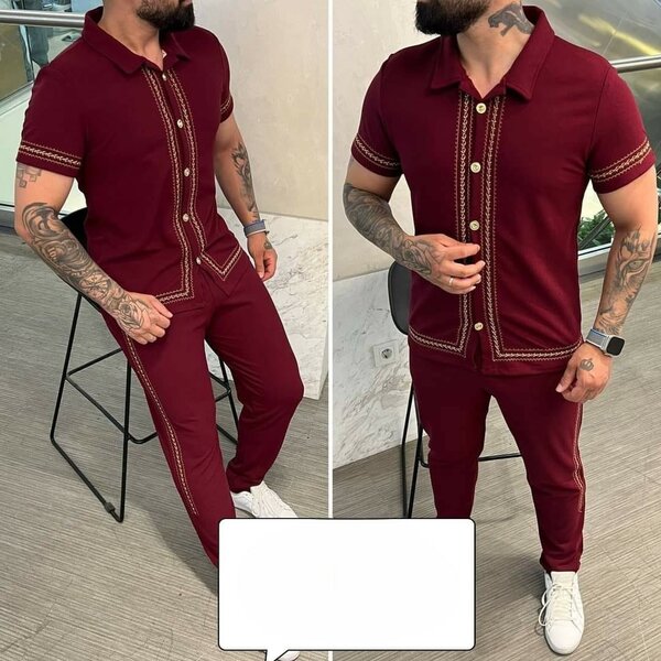 Hommes ensemble: Chemise et Pantalon