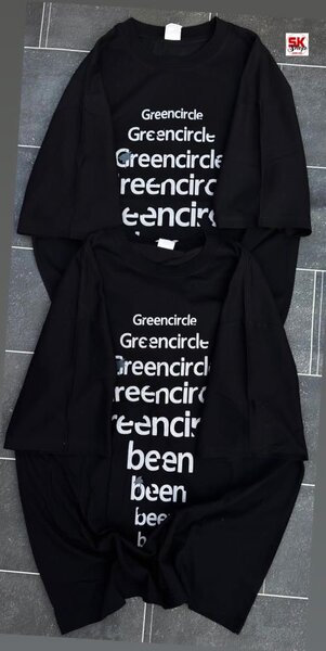 T-shirt noir "Greencircle"