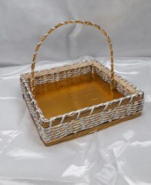 Beautiful Wooden Basket Fruit, Wedding And Multipurpose