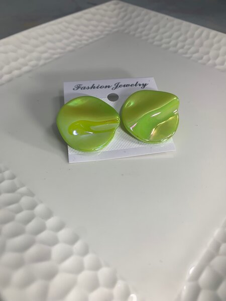 Boucles d'oreilles tendance multicolores