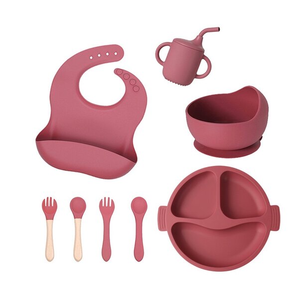 Silicone Baby feeding Set