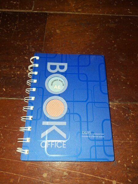 Carnet Spirale A6 Bleu