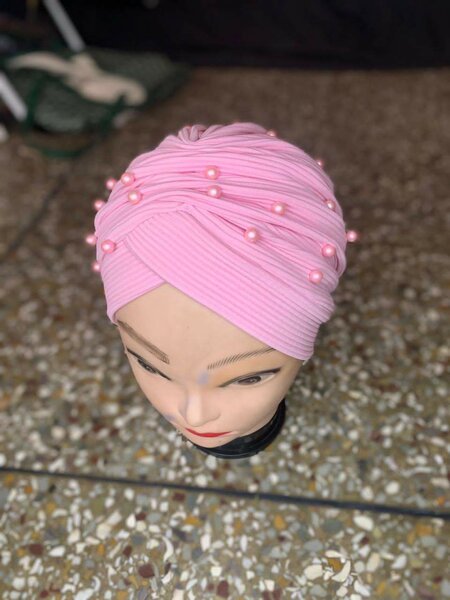 Turban with crystals