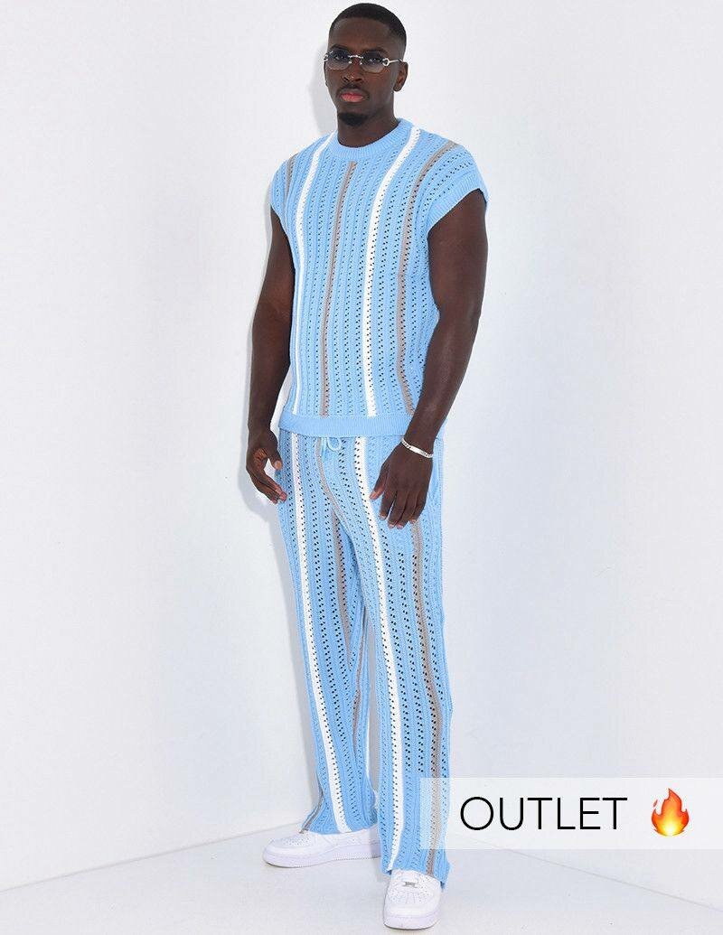 Ensemble crochet tendance homme