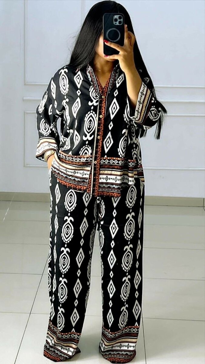 Pyjama femme ethnique chic