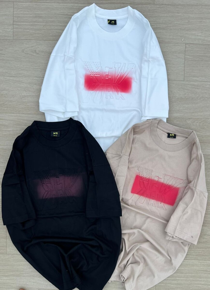 T-shirts oversize tendance unisexe