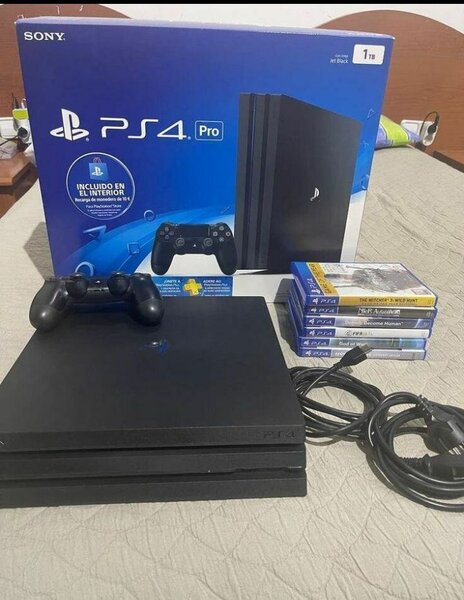Console PS4 Pro 1TB + Jeux