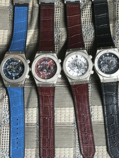 Hublot new Articals in leather straps and master lock