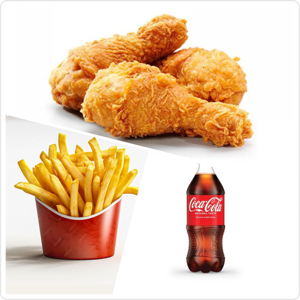 Menu Poulet Frites Coca