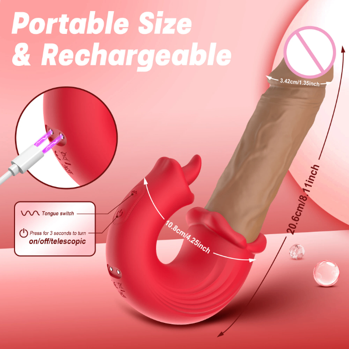 Vibromasseur Réaliste Rechargeable