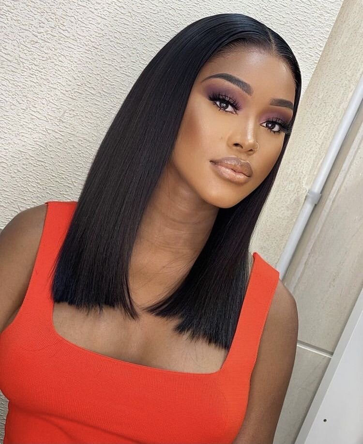 Perruque en dentelle synthétique