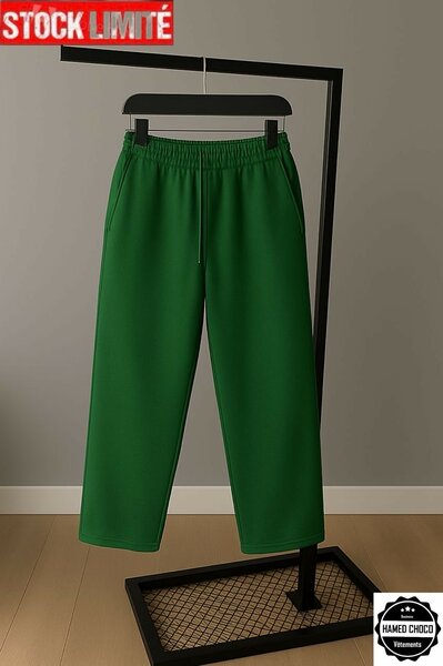 Green Unisex Sweatpants