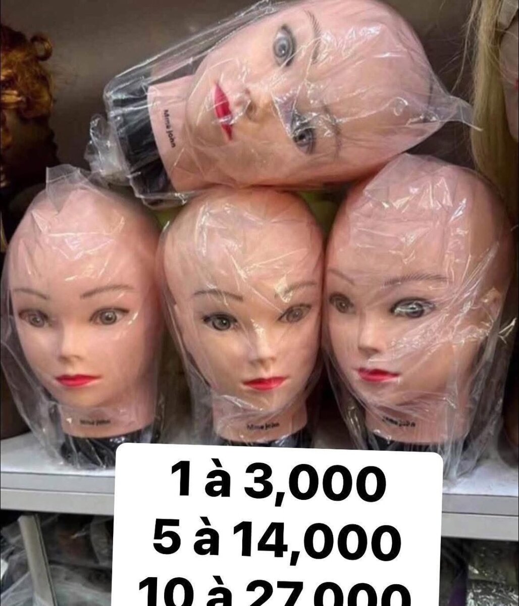 Tête de Mannequin Formation Coiffure