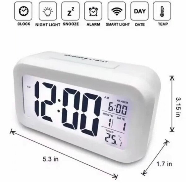 Réveil numérique multifonction