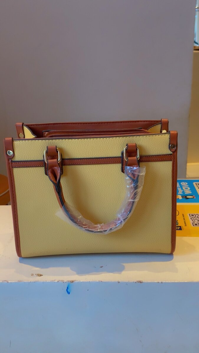 Sac à main élégant motif tartan