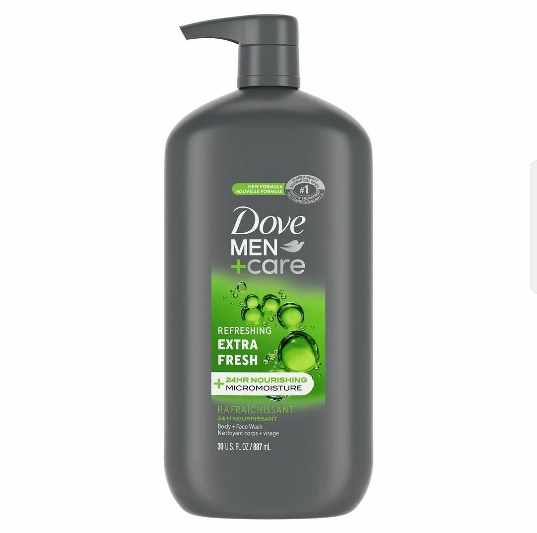 Dove Men+Care Body And Face Wash, Extra Fresh