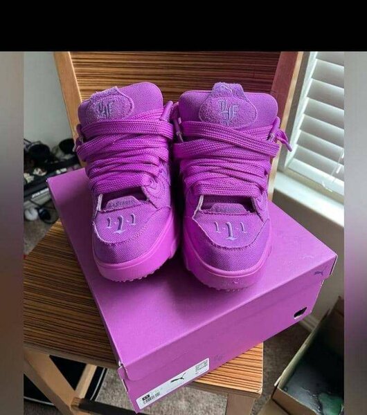 Baskets montantes violettes