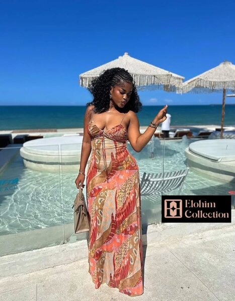 Robe d'été longue bohème