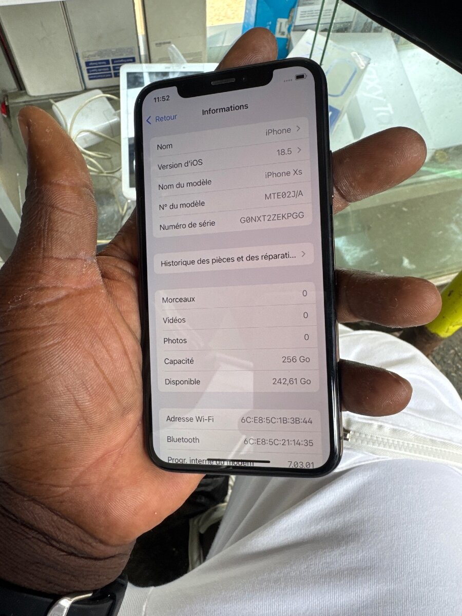 iPhone XS 256GB Noir