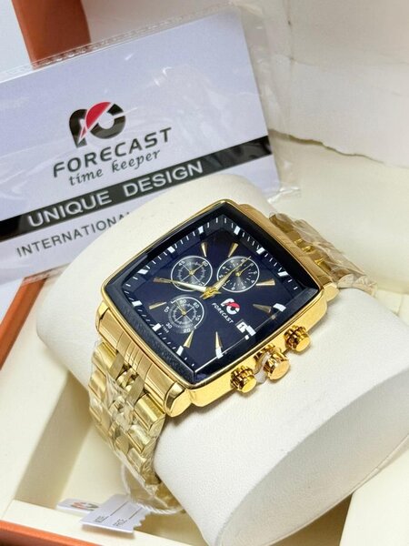 Montre Forecast Homme Dorée