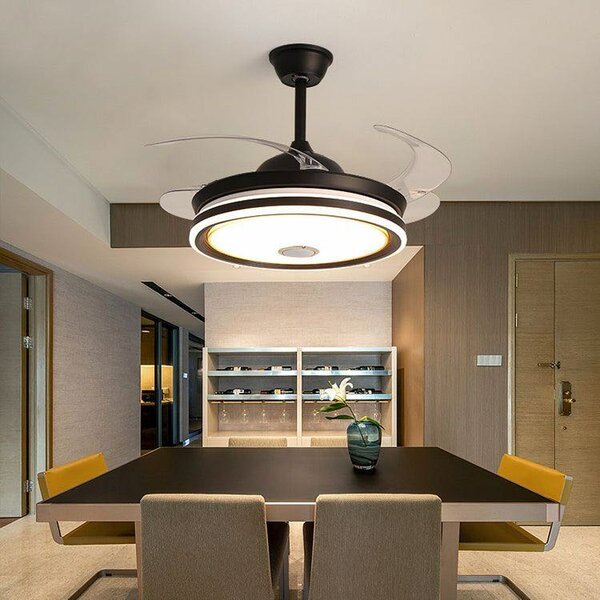 Ceiling light with fan